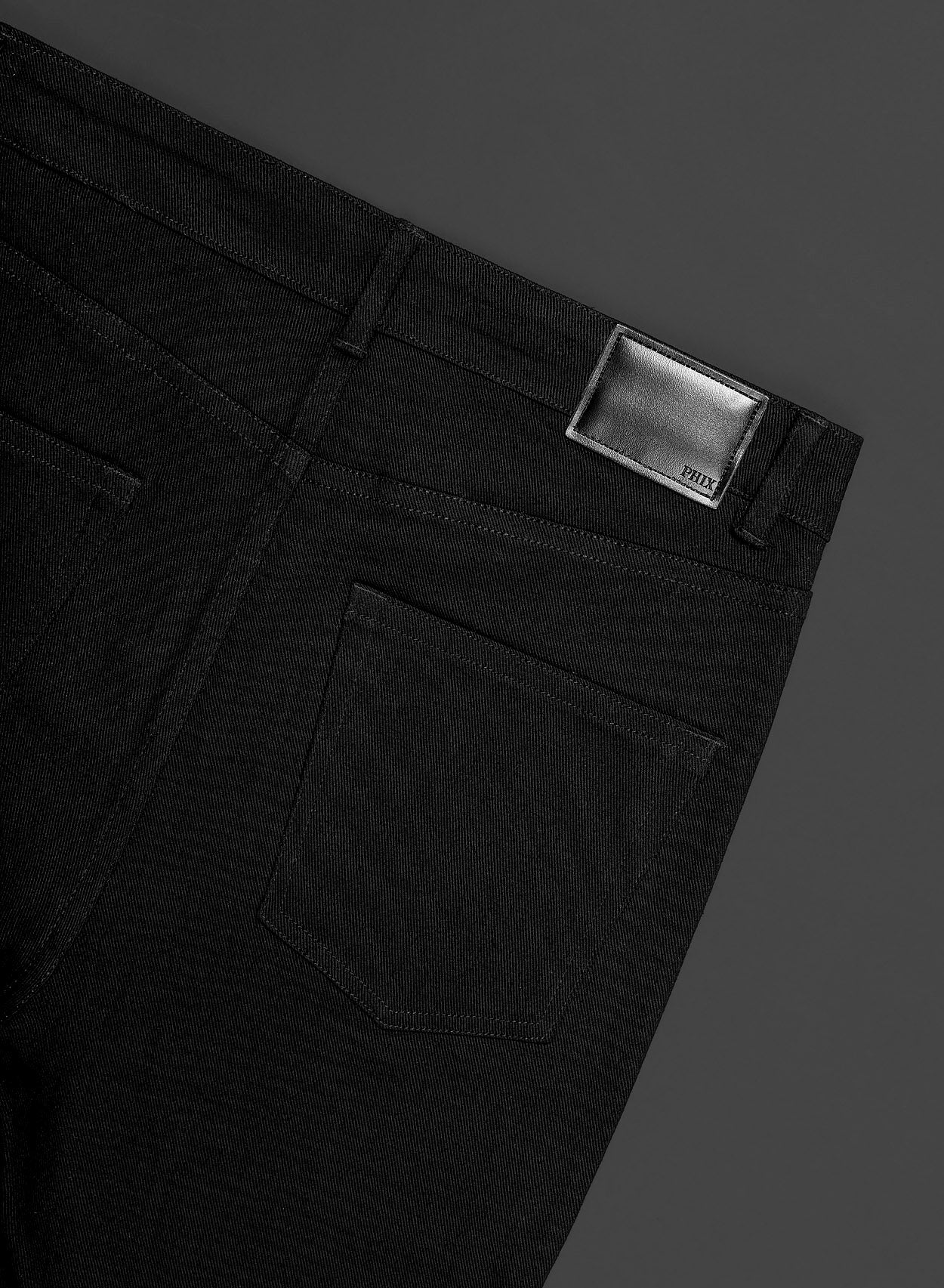 Black Bell Bottom Denim Flared Jeans - Image 5