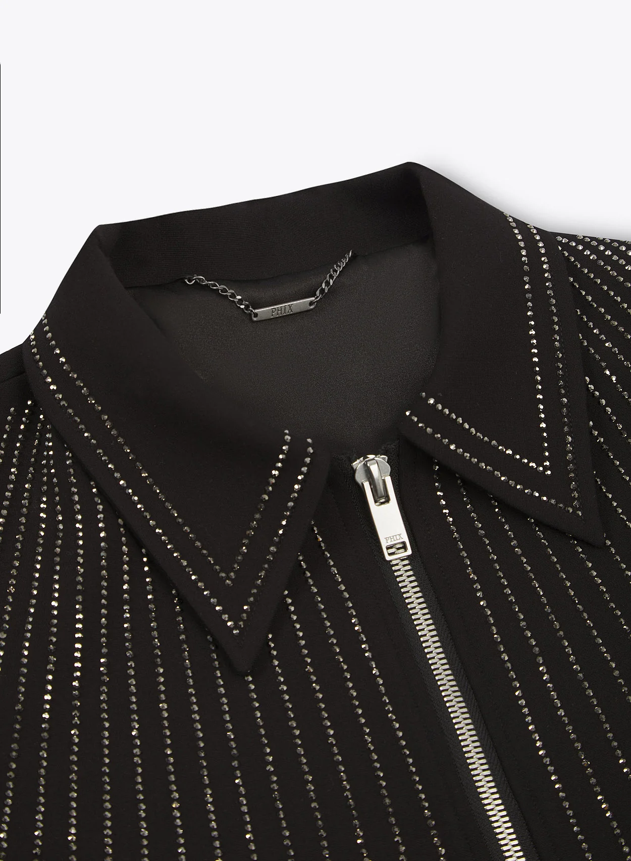 Black Embellished Sequin Jacket - Image 7