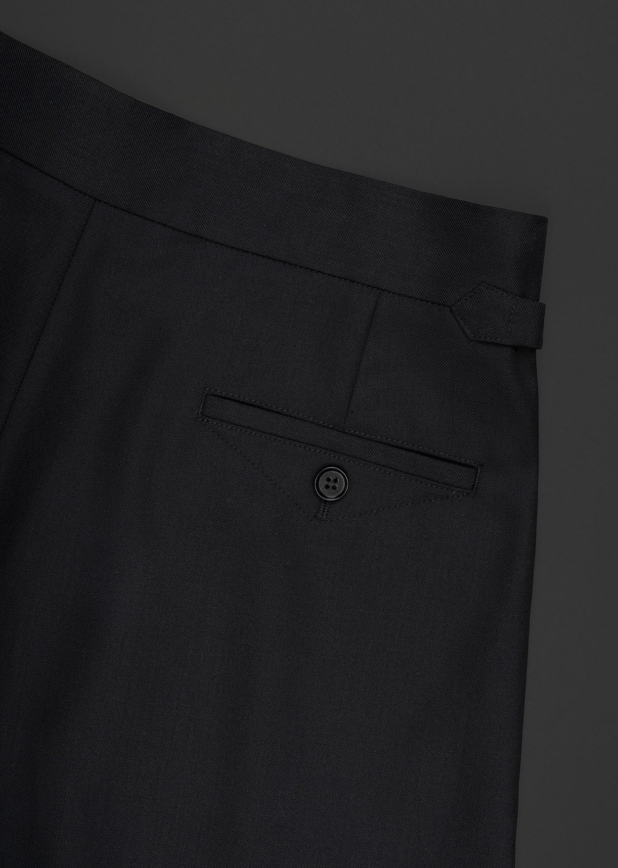 Black Barrel High Waisted Side Buckle Leg Trousers - Image 5