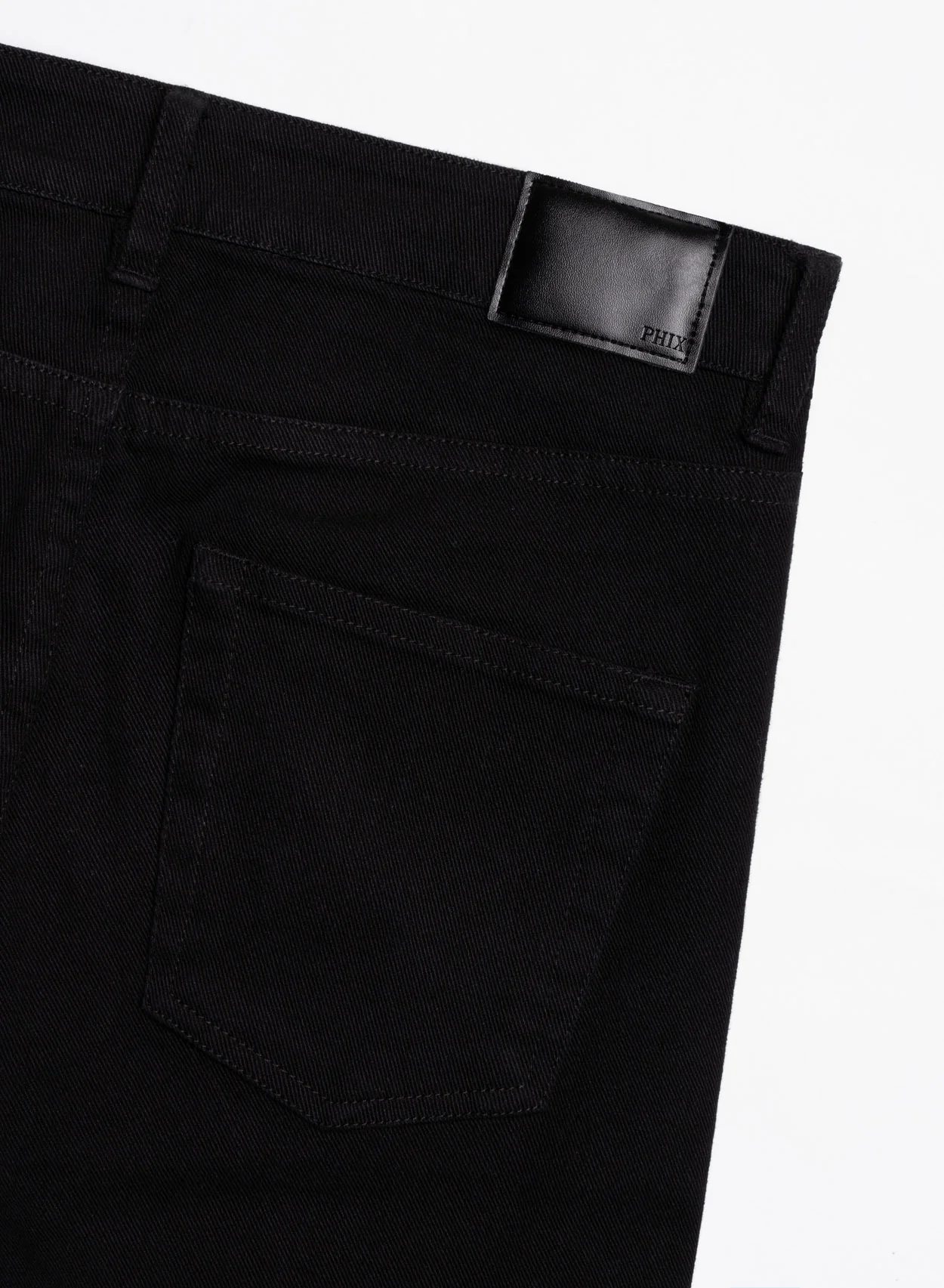 Black Slim Fit Flare Jeans - Image 7