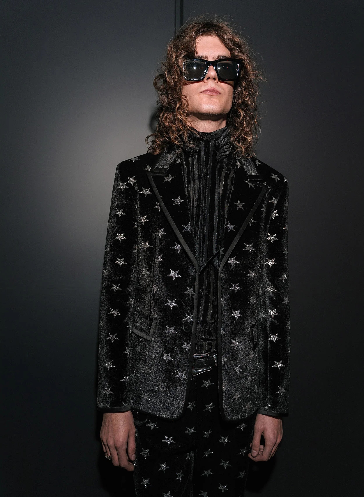 Black Velvet Bolan Star Blazer - Image 4