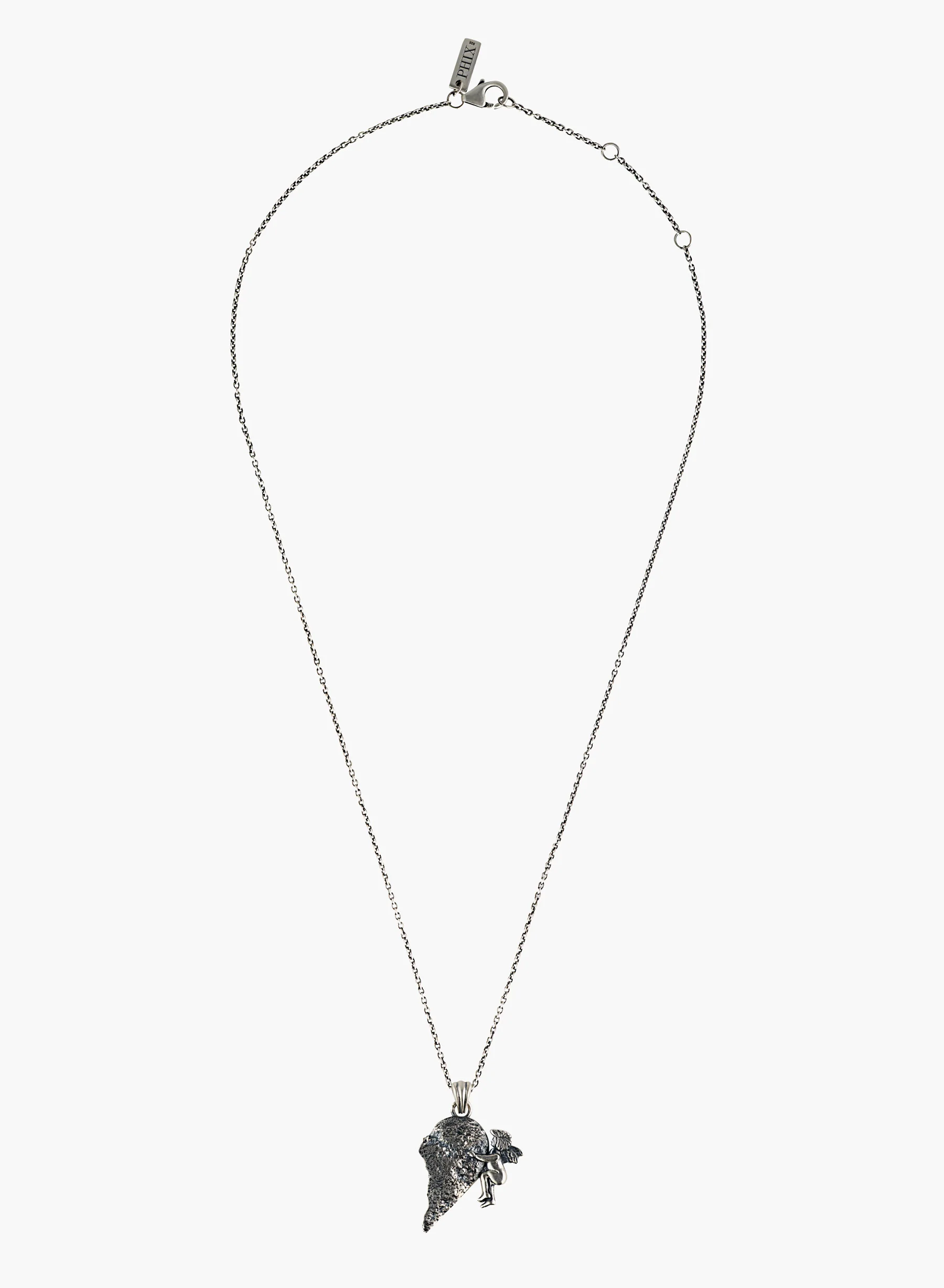 Silver Twin Hearts Lovers Pendant - Image 7