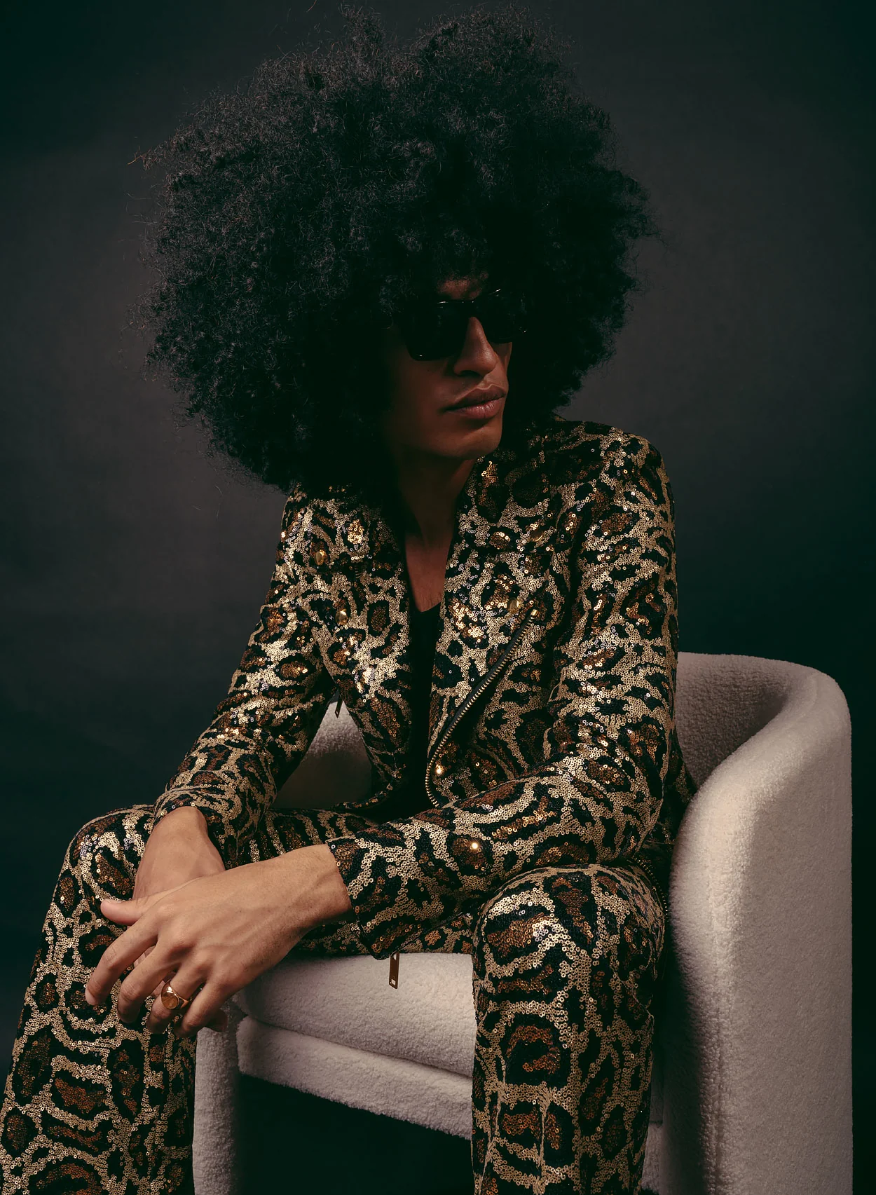 Leopard Sequin Flares - Image 7