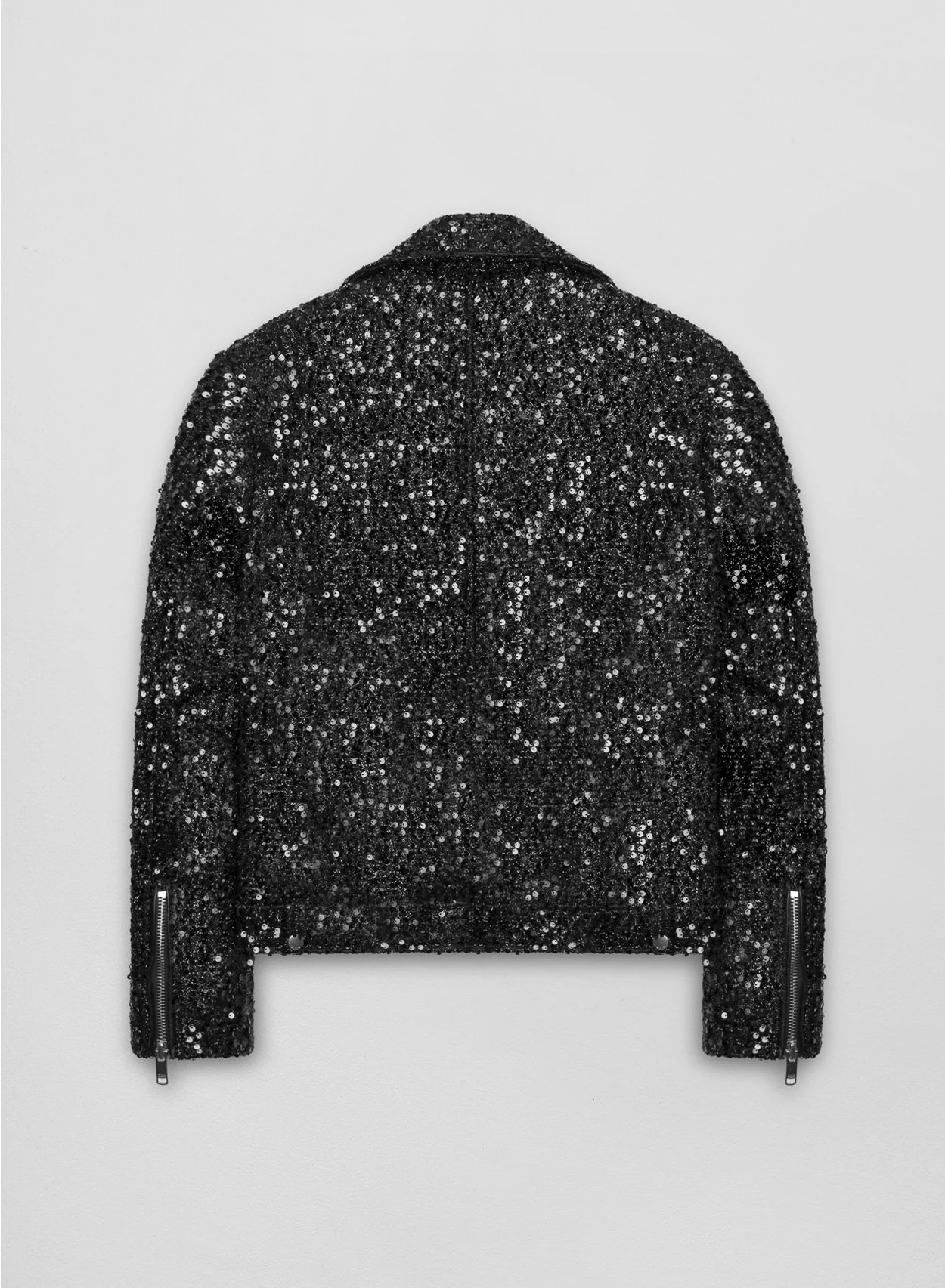Sequin Biker Jacket - Image 4