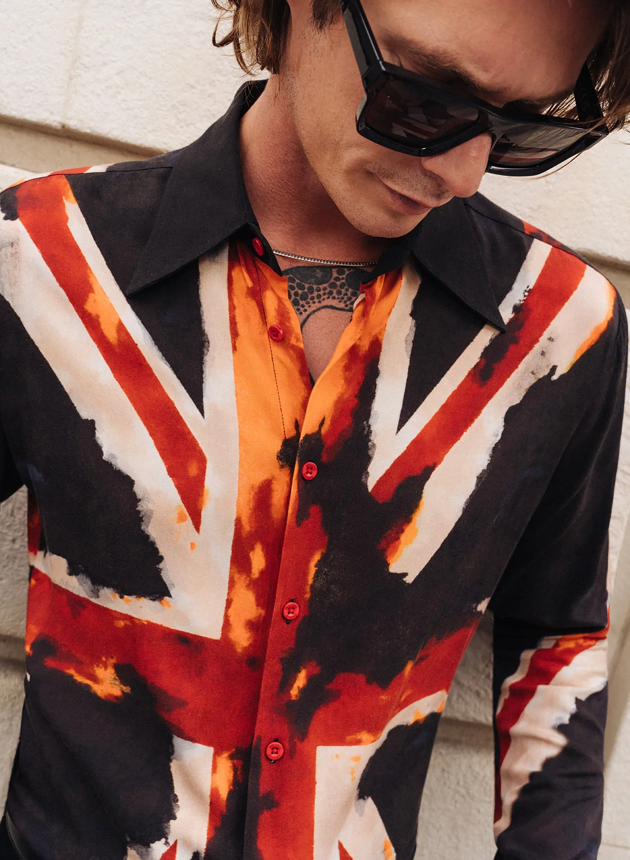Phix X Rolling Stones Union Jack Flag Long Sleeve Shirt - Image 2