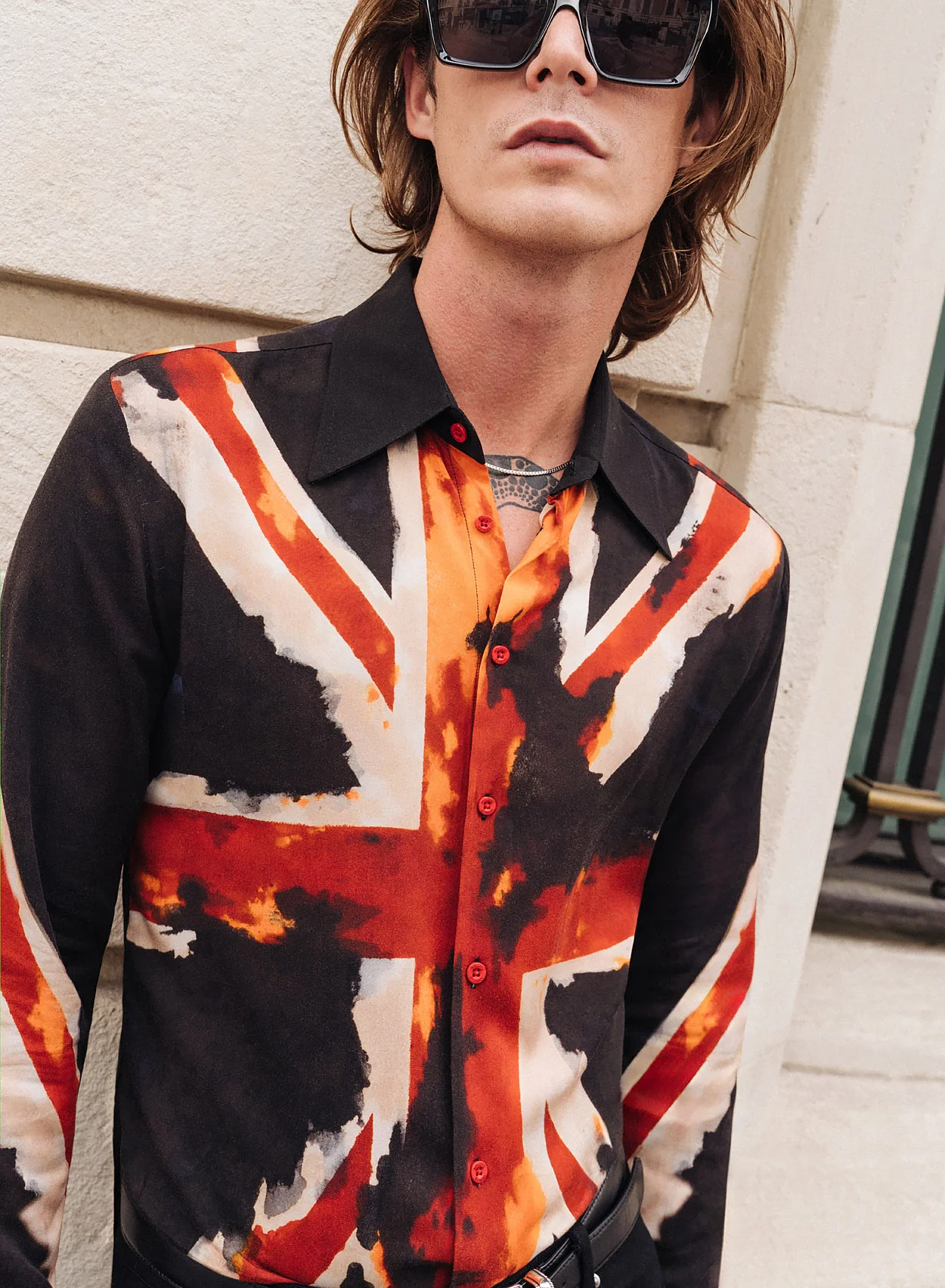Phix X Rolling Stones Union Jack Flag Long Sleeve Shirt - Image 4