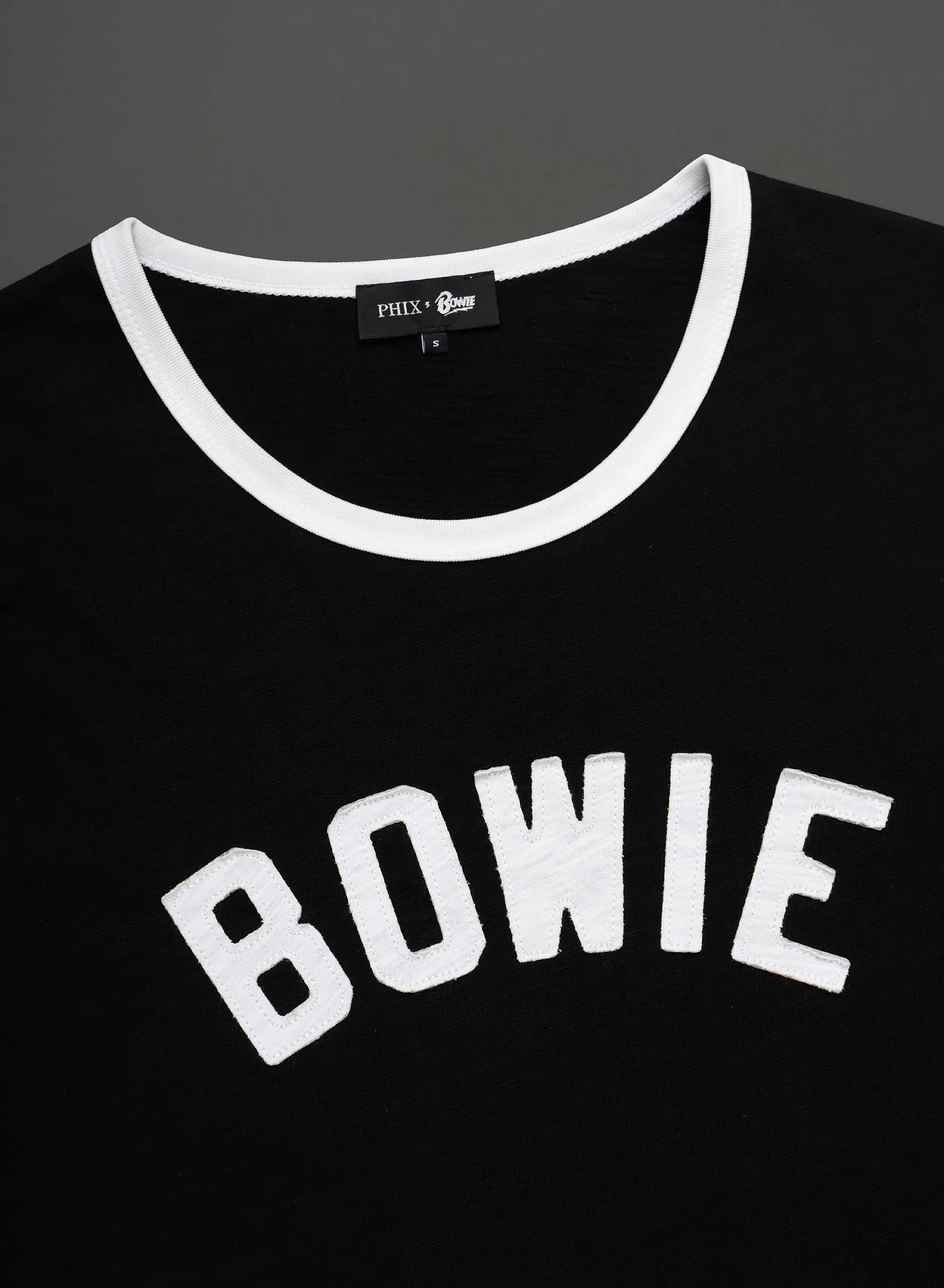 Phix X David Bowie Black Bowie Bolt T-Shirt - Image 5