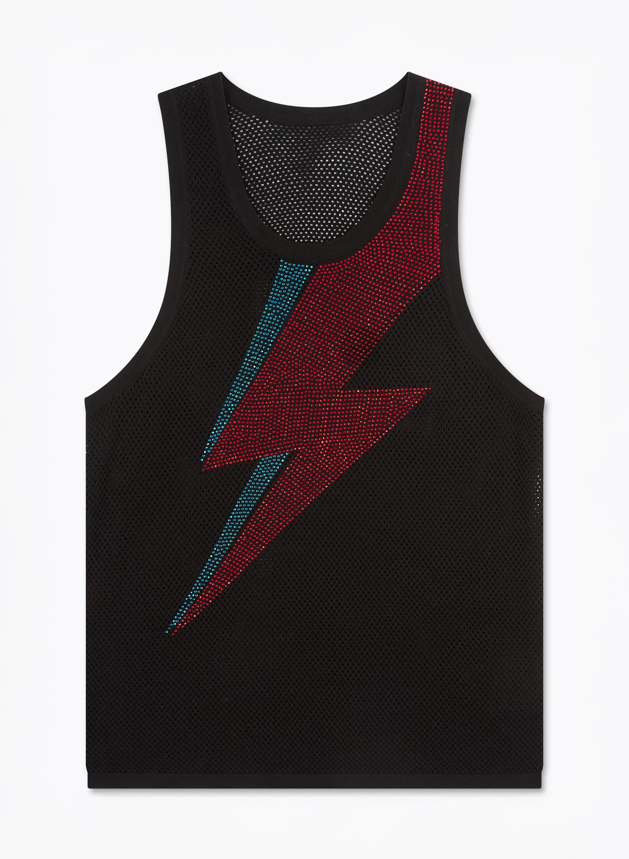 Phix X David Bowie Bolt Rhinestone Vest - Image 6