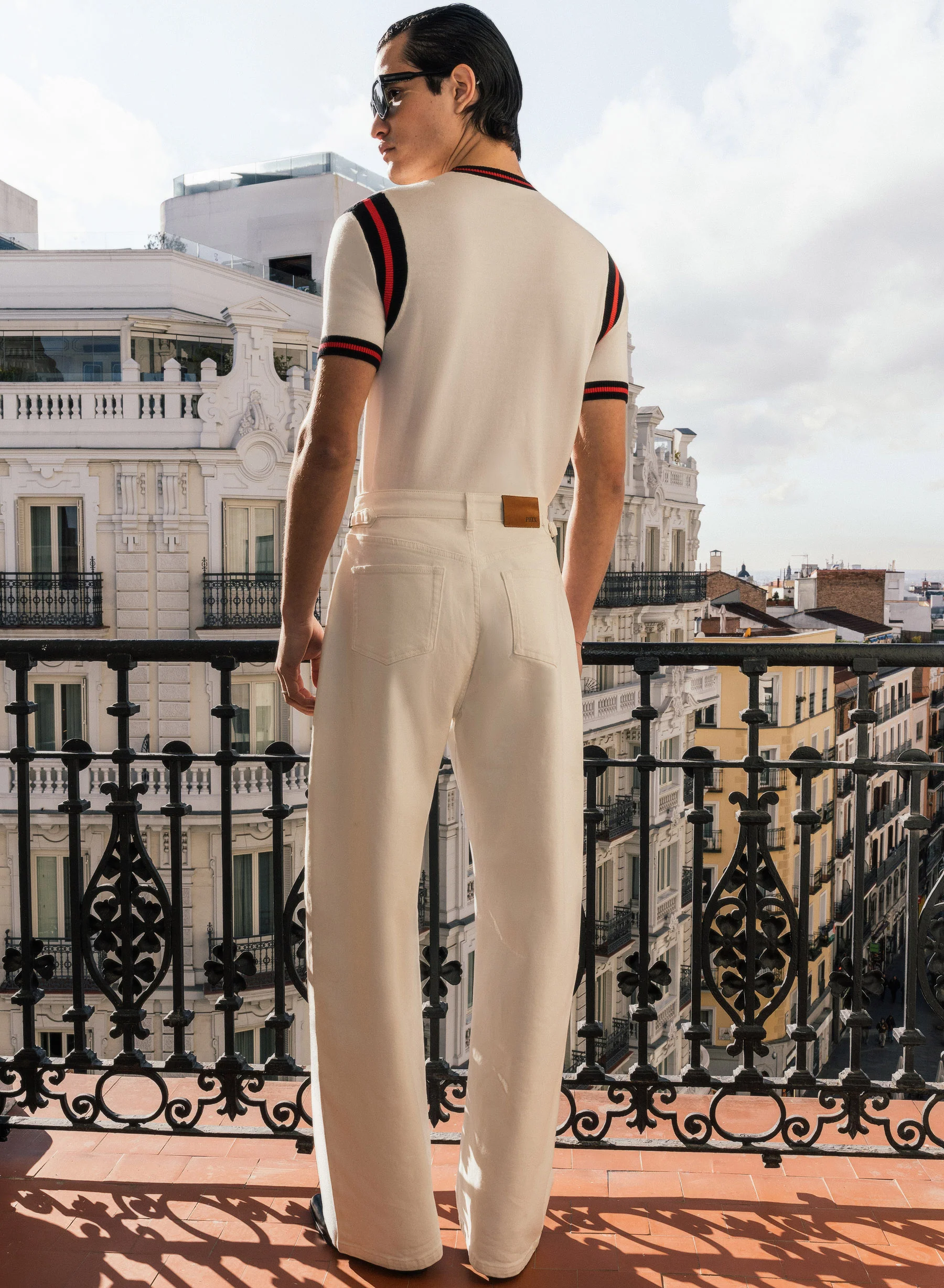Phix X Rolling Stones Satisfaction White Polo Shirt - Image 6