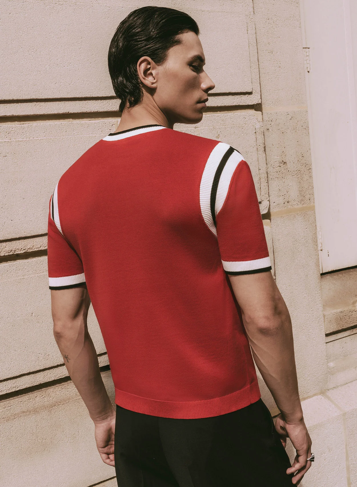 Phix X Rolling Stones Sympathy For The Devil Red Polo Shirt - Image 4