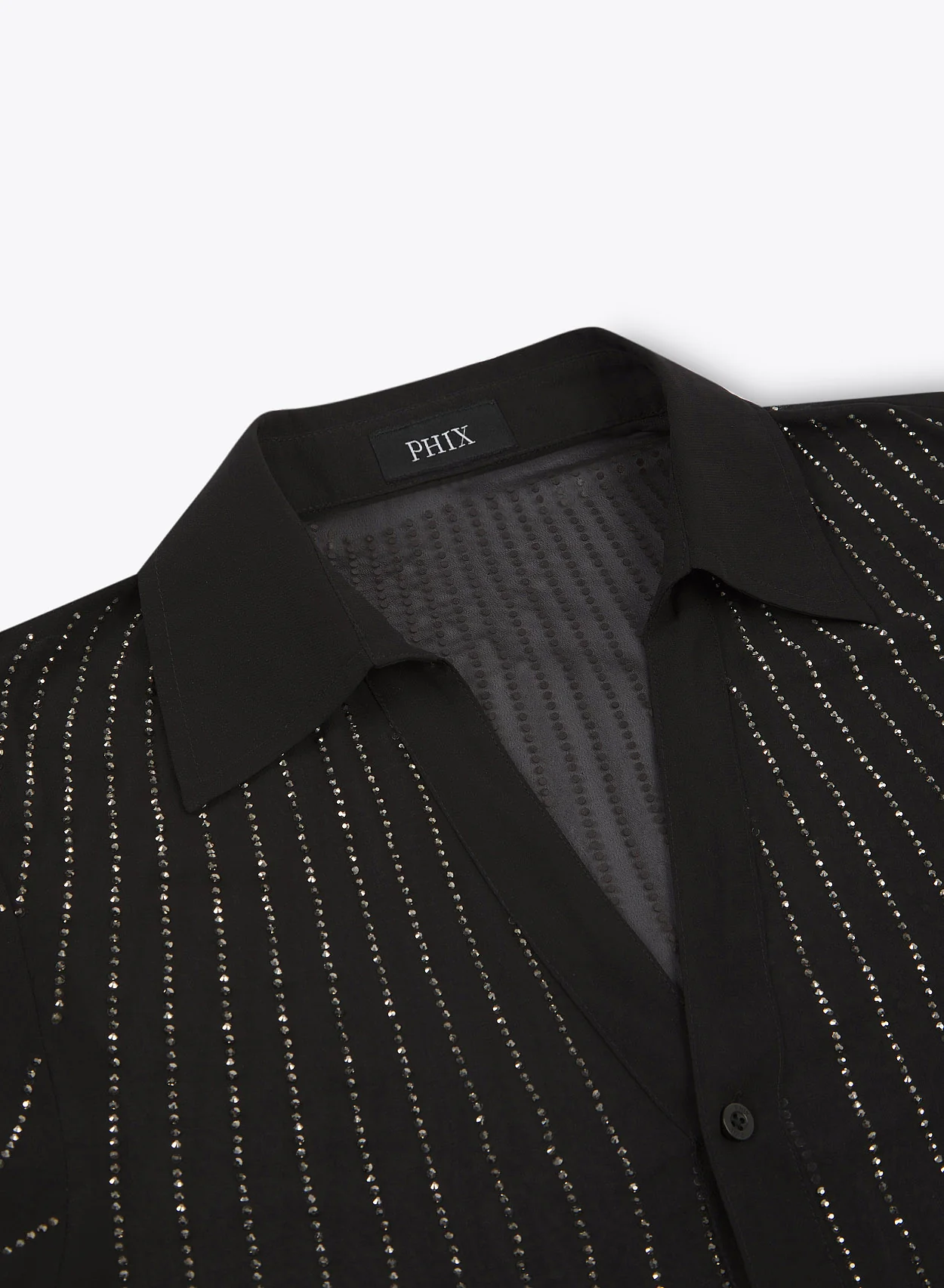 Short Sleeve Sequin Chiffon Shirt - Image 4