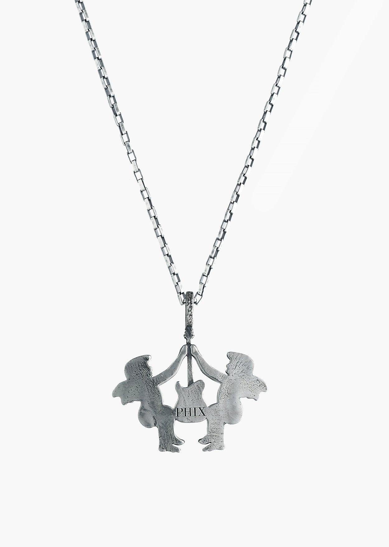Silver Celestial Strings Pendant Necklace - Image 2