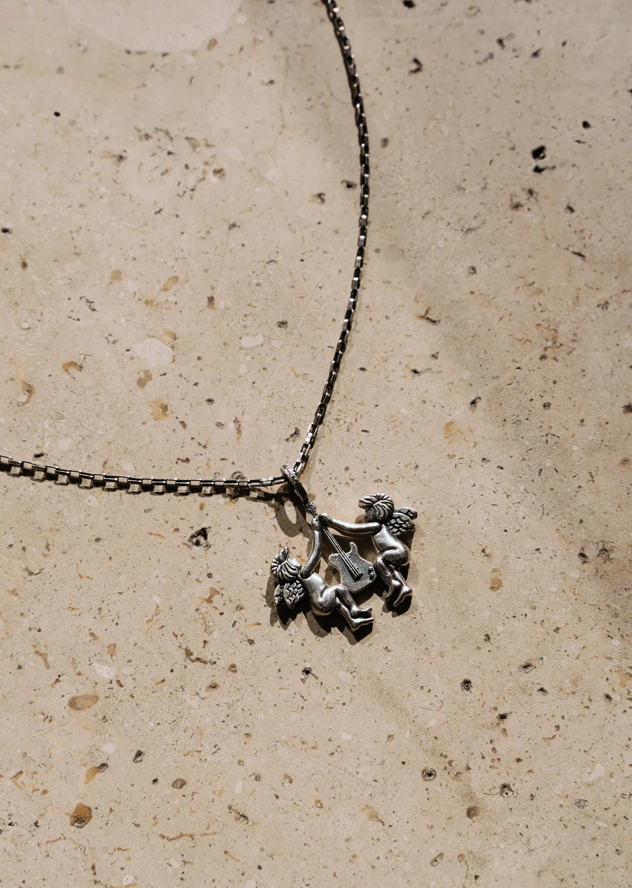 Silver Celestial Strings Pendant Necklace - Image 6