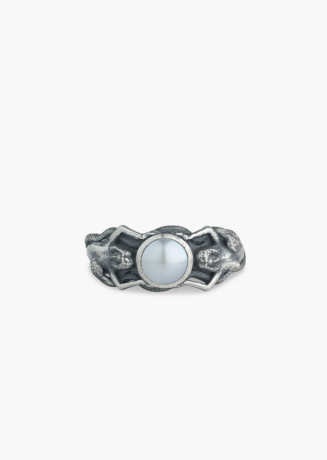Silver Serpent Muse Ring - Image 2