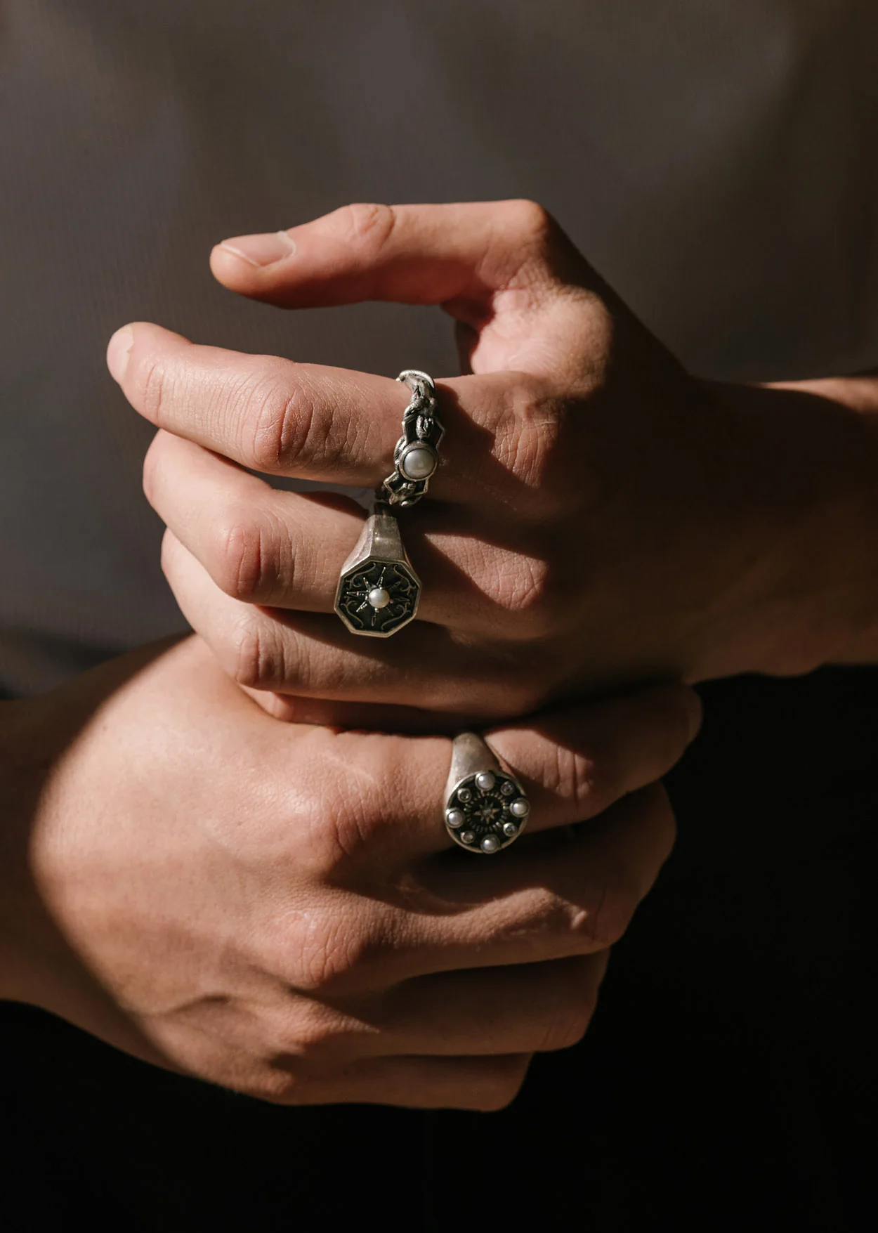Silver Serpent Muse Ring - Image 3