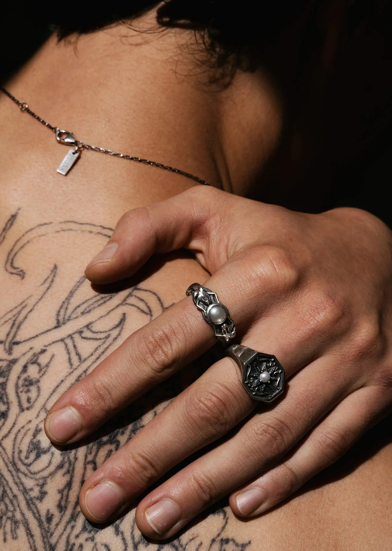 Silver Serpent Muse Ring - Image 6