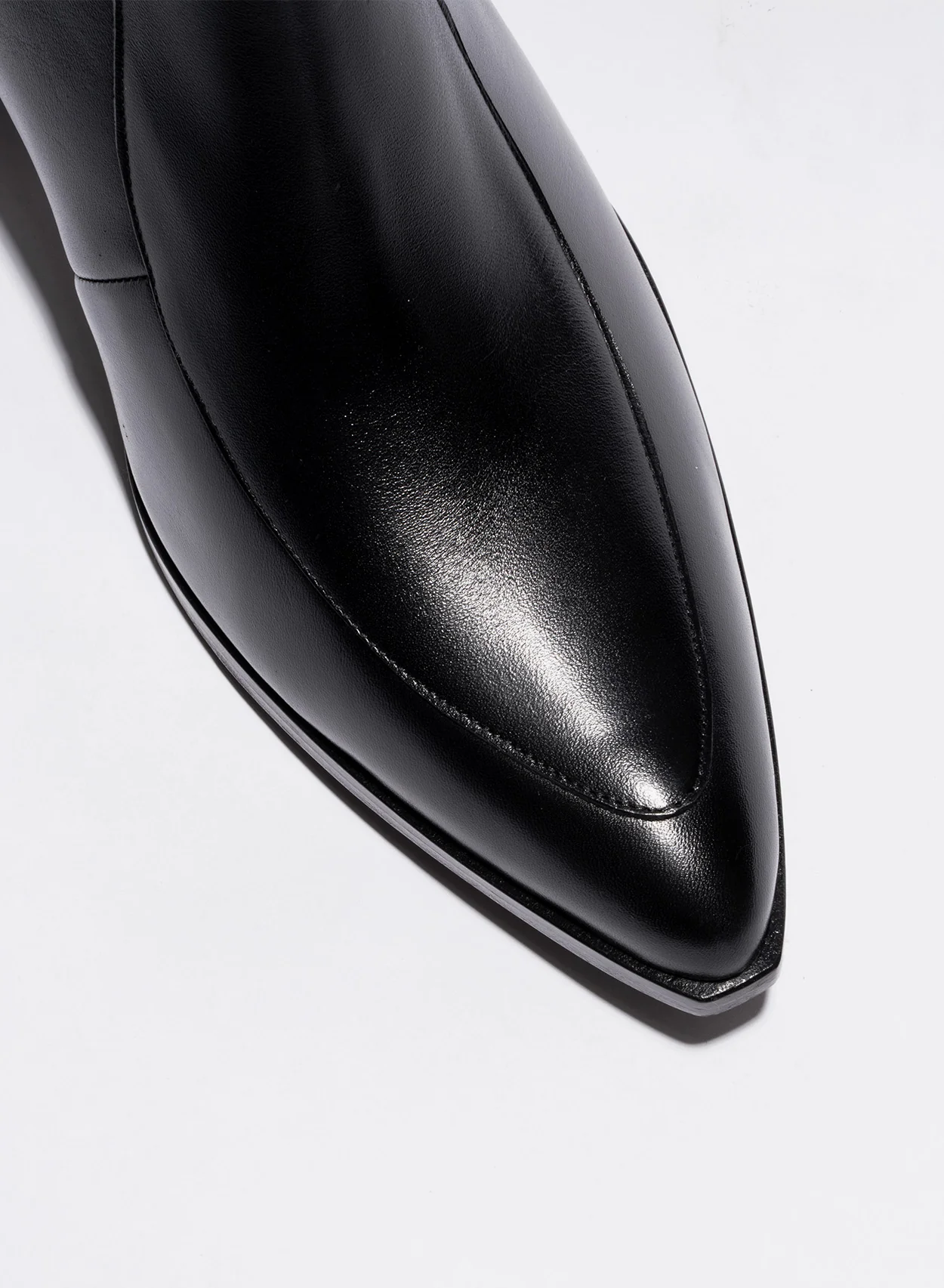 Soho 60mm Black Leather Boots - Image 6