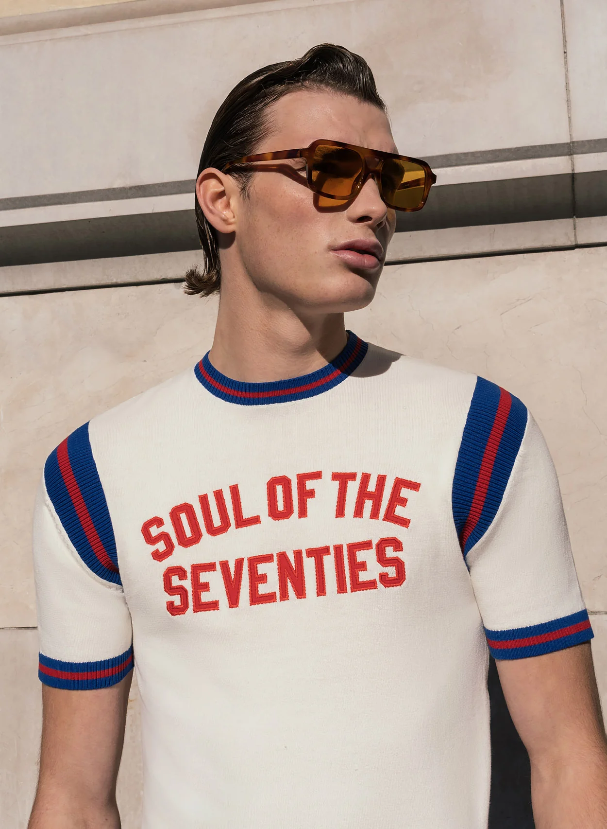 Soul Of The Seventies White Polo Shirt - Image 3